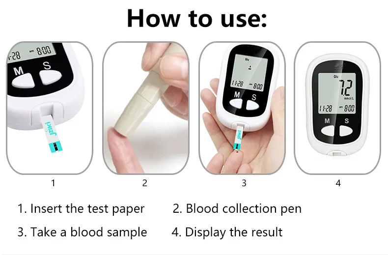 ORT201 blood glucose meter with CE ISO FDA