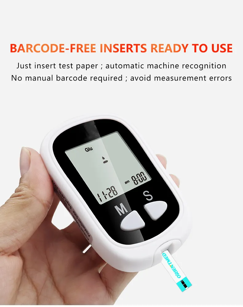 ORT201 blood glucose meter with CE ISO FDA