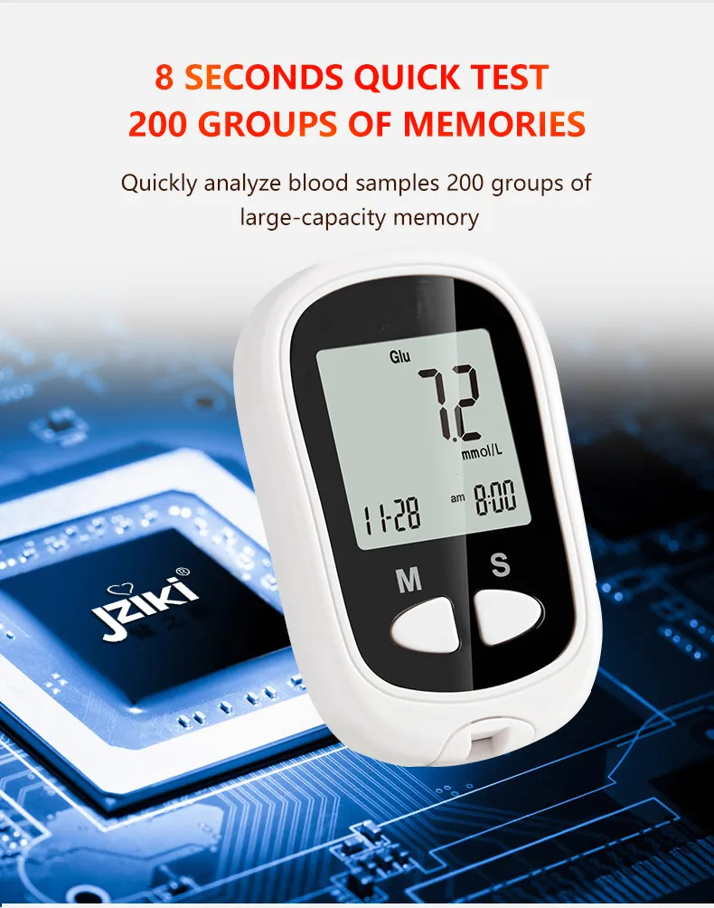 ORT201 blood glucose meter with CE ISO FDA