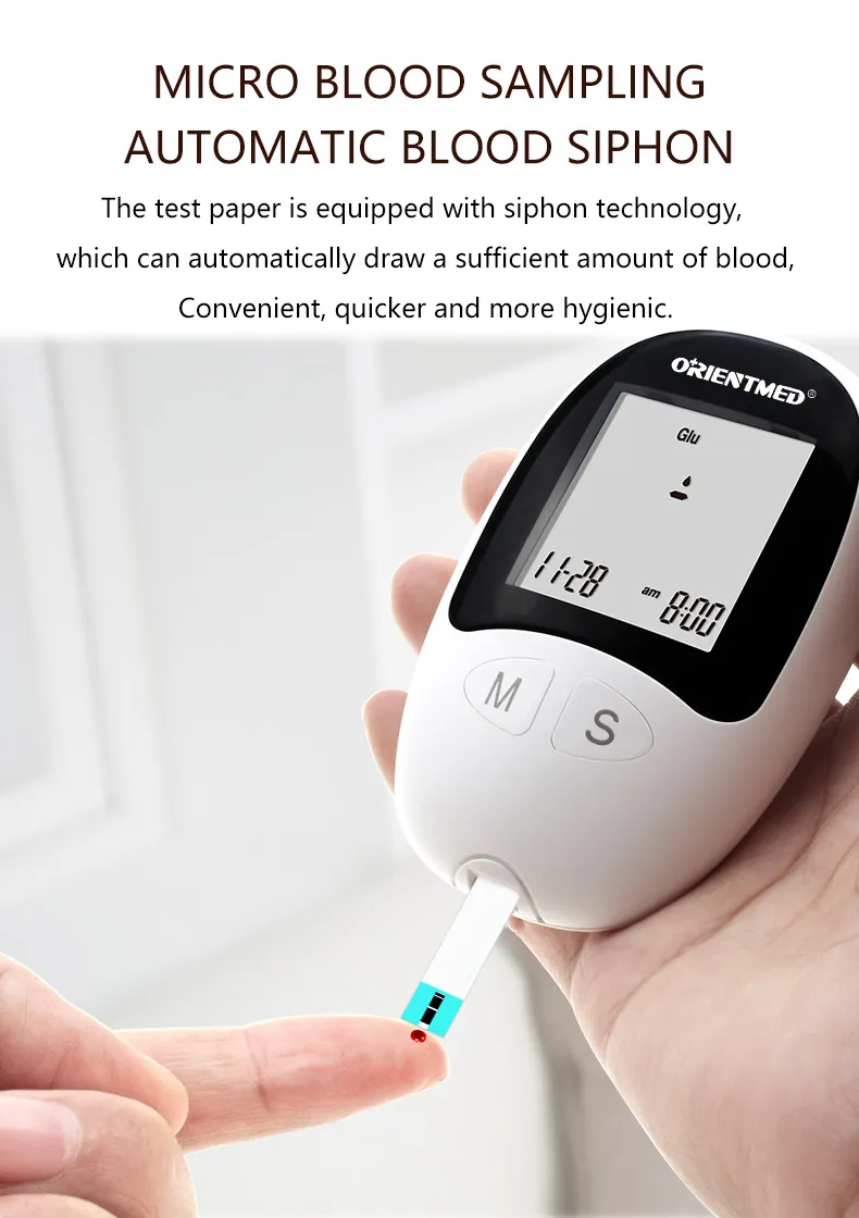 ORT202 blood glucose meter for home use