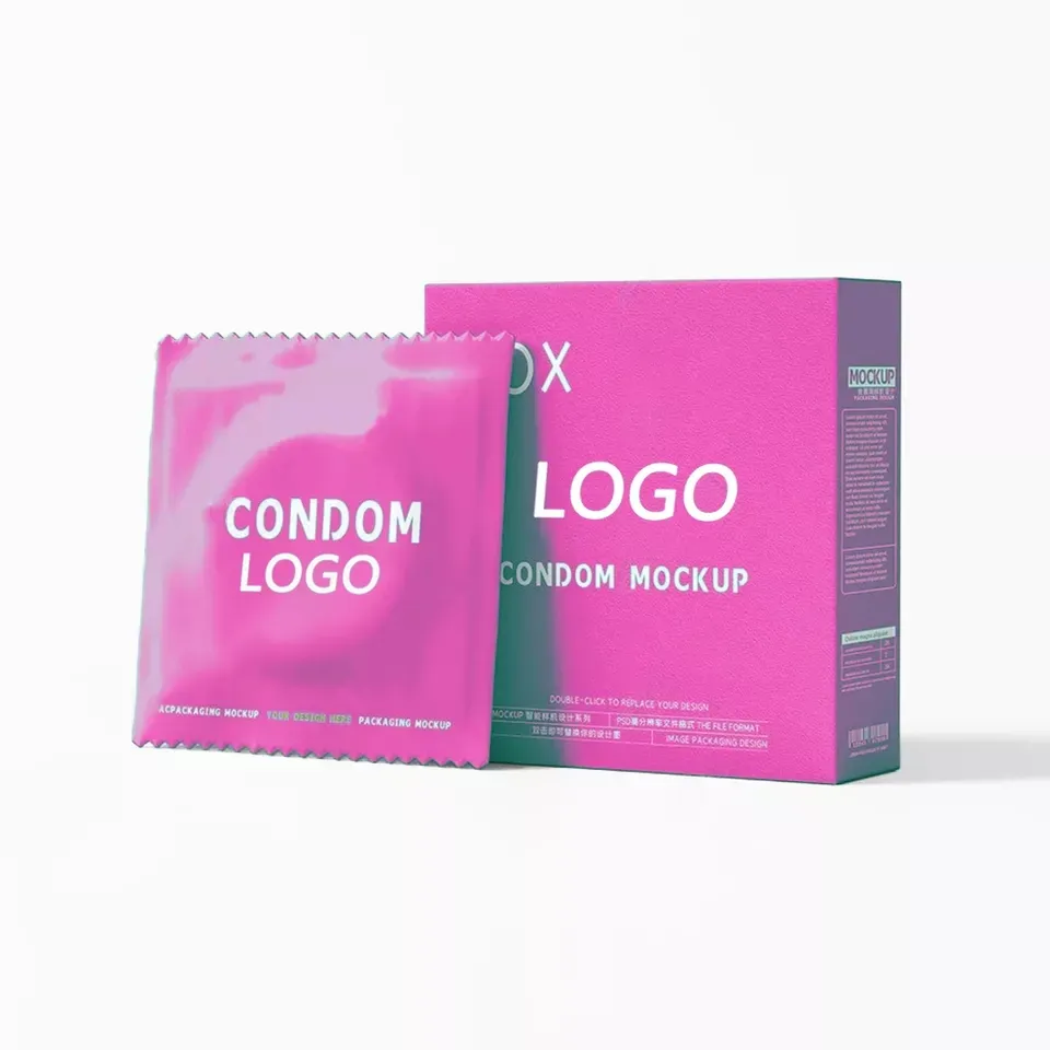 Latex-Free 0.03mm Ultra Thin Custom Condoms for Event Giveaways