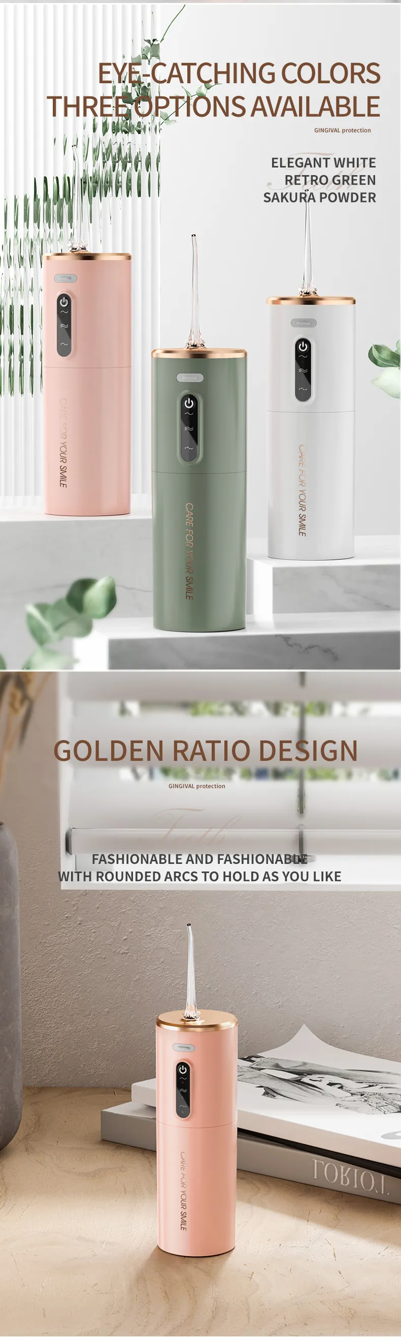 B31 Wholesale Professional Dental Spa Direct Mini Portable Oral Care Irrigator Device for Home Pharmacy