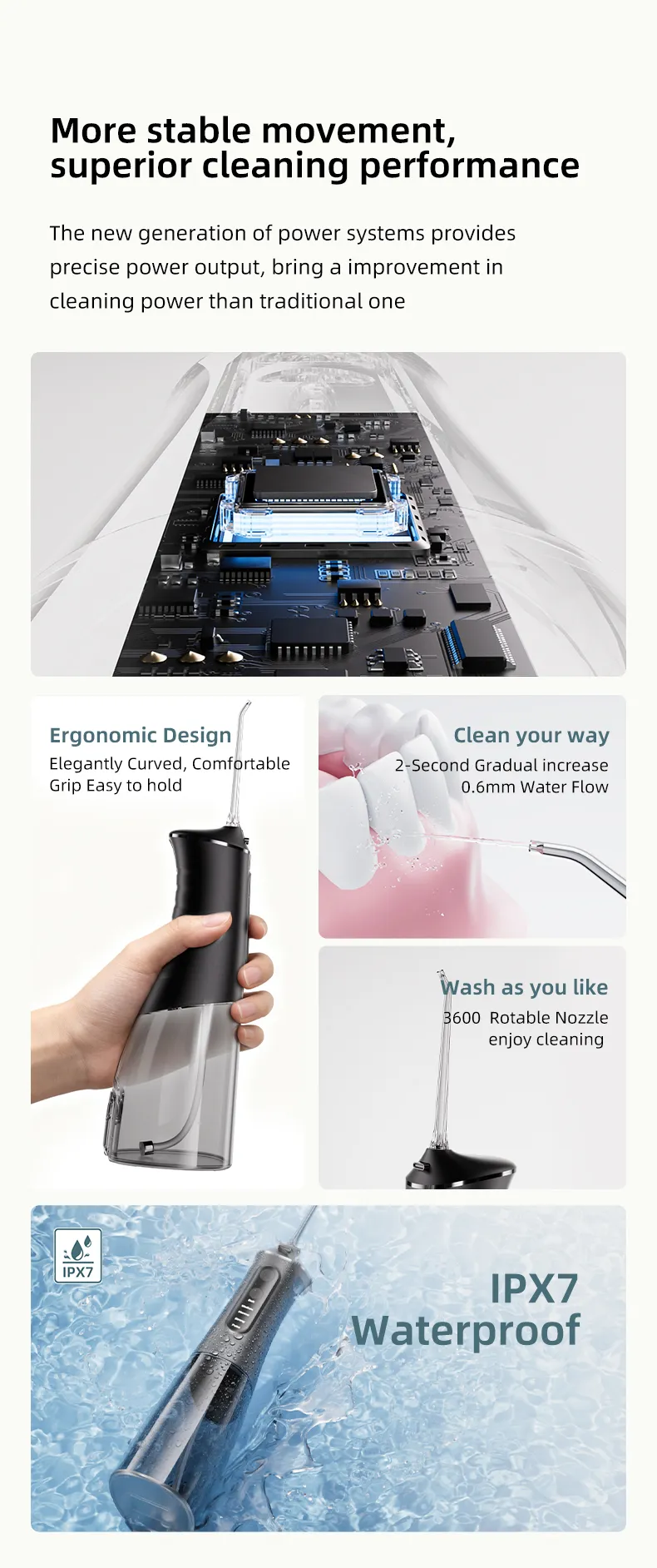 RSA31 Wholesale professional dental spa direct mini portable oral care irrigator device for home pharmacy