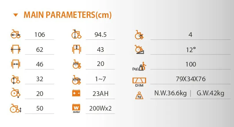 ORT110LABEPF2 Electric Mobility Chairs
