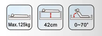 ORT3010W hospital bed with CE ISO FDA