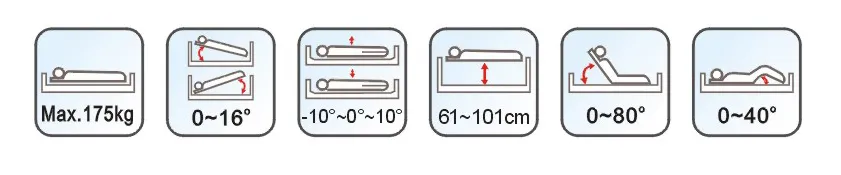 ORT3241WGZF7 hospital bed with CE ISO FDA ORT3241WGZF7 hospital bed with CE ISO FDA
