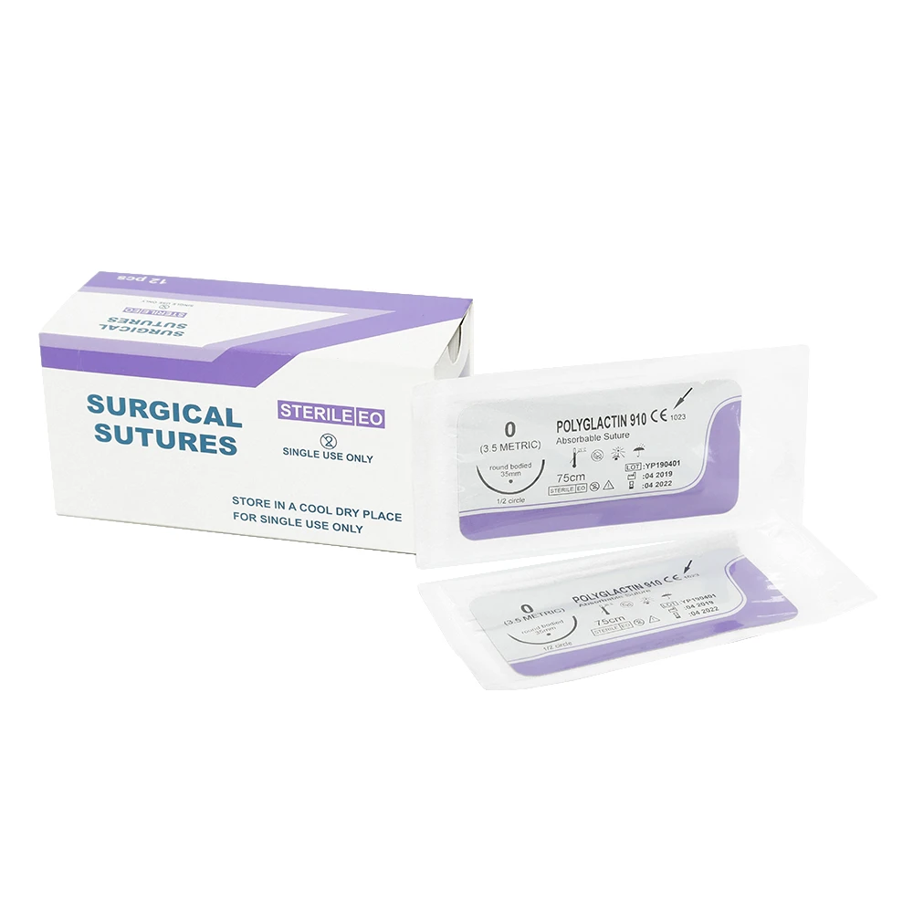 Nylon Suture Polyglycolic Sutures Surgical Skin Suture