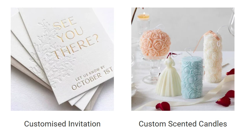 Custom Bridal Bags Color Palettes