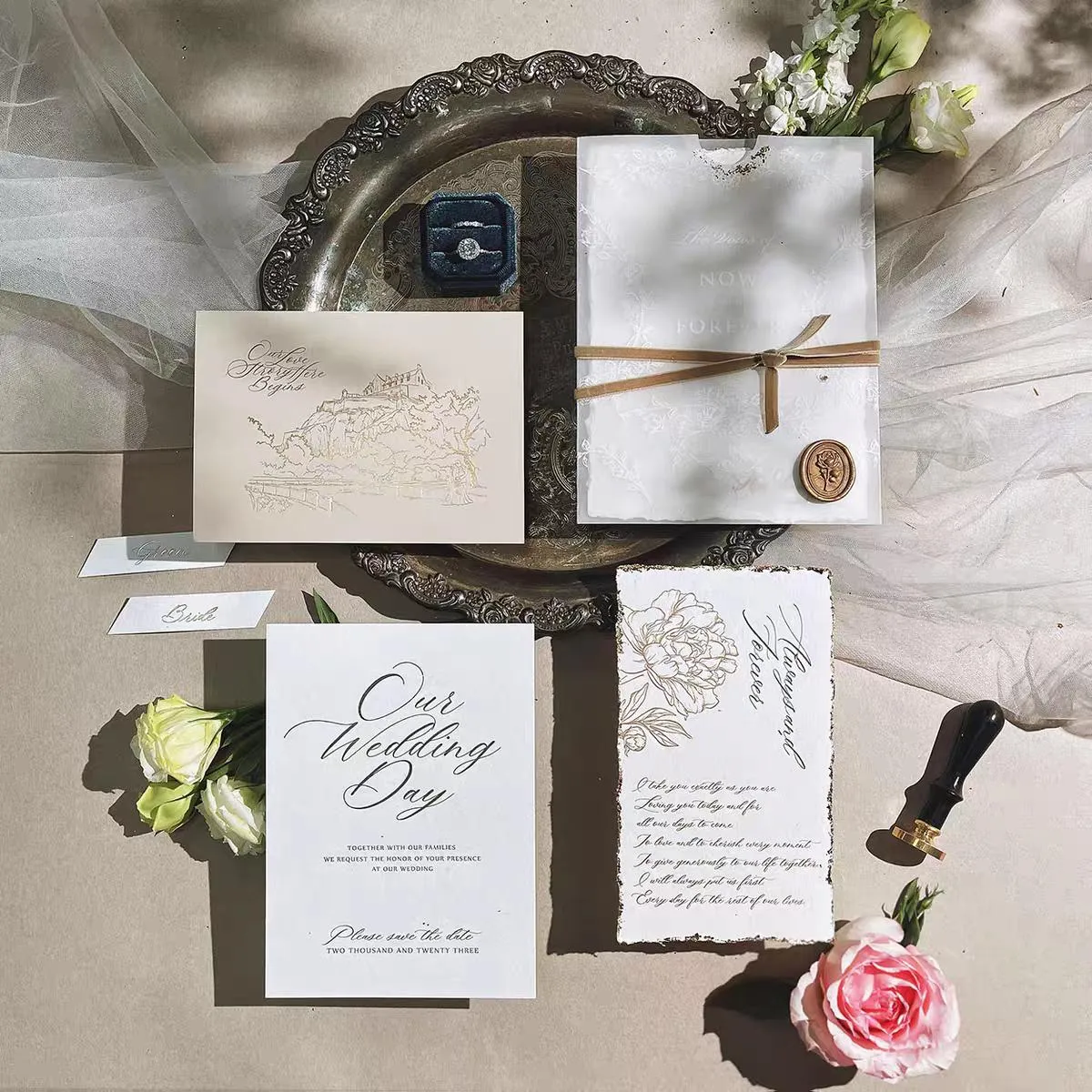 Customised & Personalised Wedding Invitation Cards