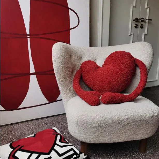 Custom Shaped Pillows: Dog & Heart Designs