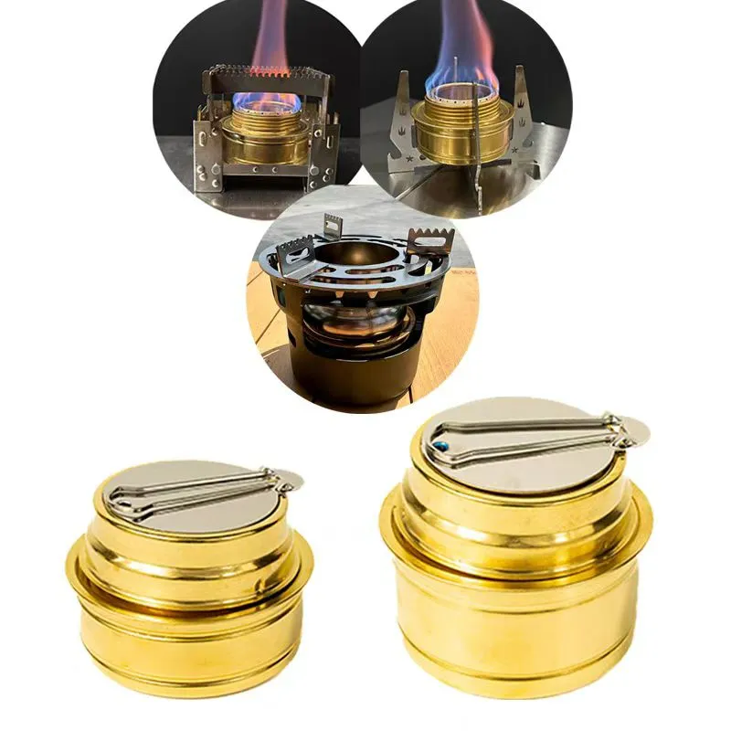 Efficient Outdoor Internal Rotation Alcohol Furnace for Camping & Hiking