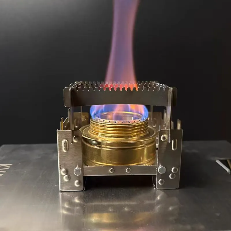 Efficient Outdoor Internal Rotation Alcohol Furnace for Camping & Hiking
