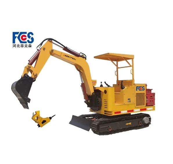 Rubber Tracks on Hydraulic Mini Excavator for Floor Protection