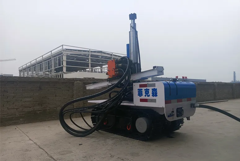 Pneumatic Crawler Drill