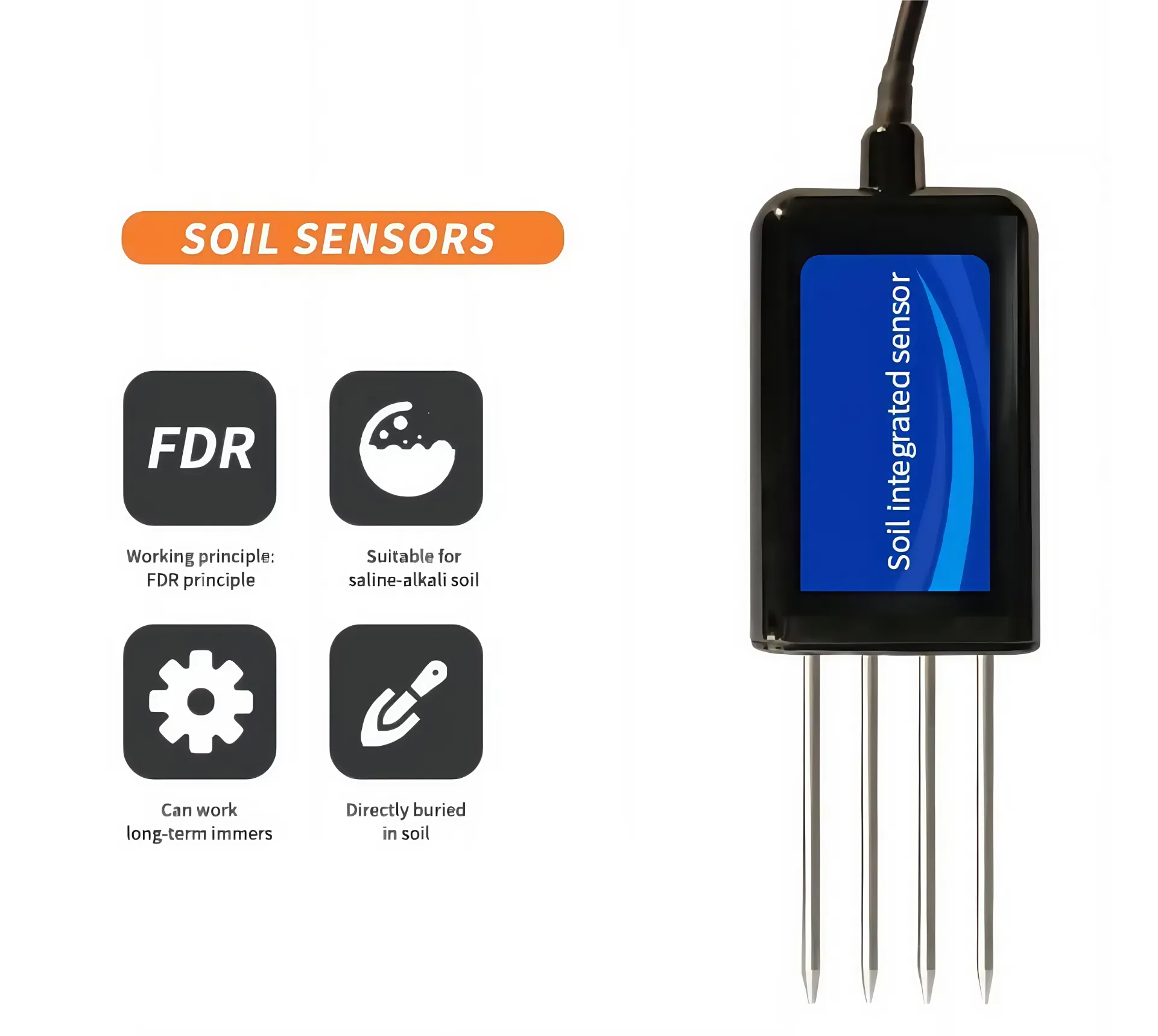 Soil Sensor for Smart Irrigation | Accurate, Durable, IoT