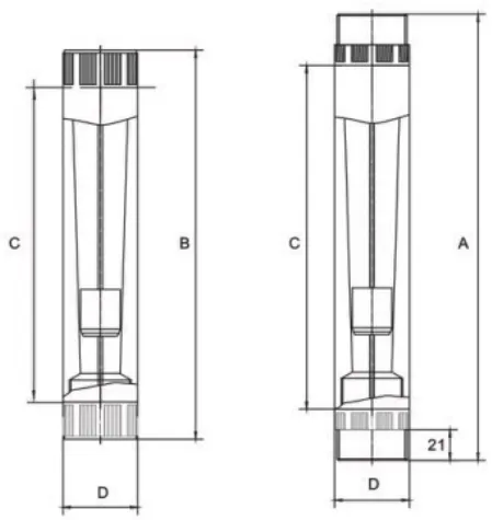 โรตามิเตอร์ Rotameter