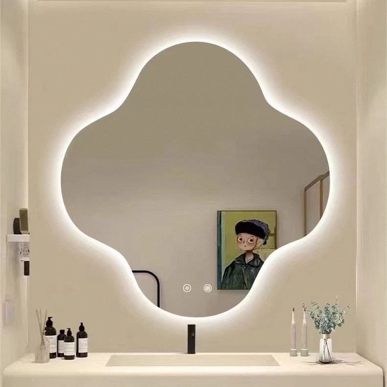 Elevate Your Space with the Artistic LED Wall Mirror