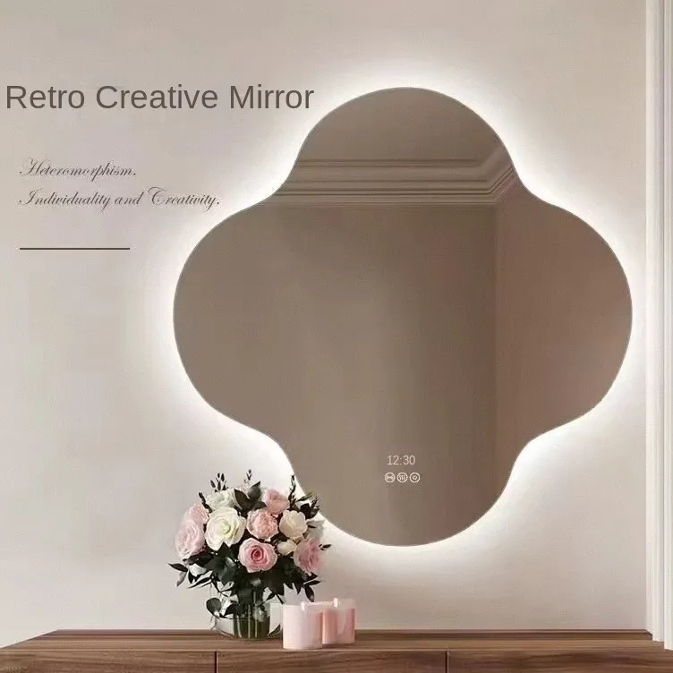 Elevate Your Space with the Artistic LED Wall Mirror