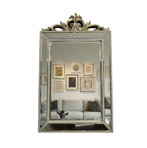 Luxury Antique Large Hotel Engineering Home Decor Mirror Modern Customized Shape Bedroom Mirror Decor Wall