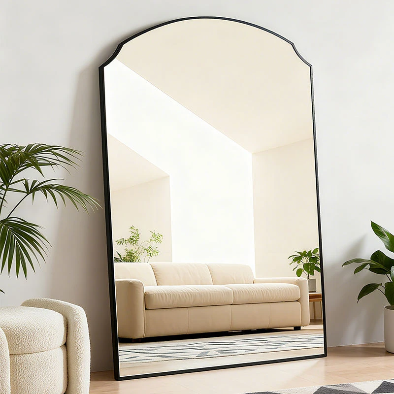 irregular Aluminum frame Full-length mirror