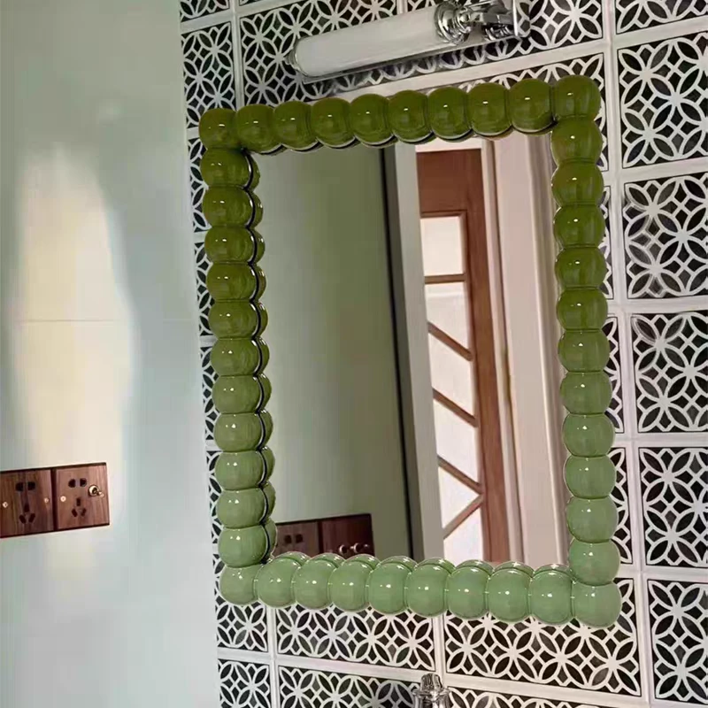 Custom French Decor Wall Large  Fashionable Decorative Bathroom Mirror Wall Mirrors Home Decor Bath Mirrors