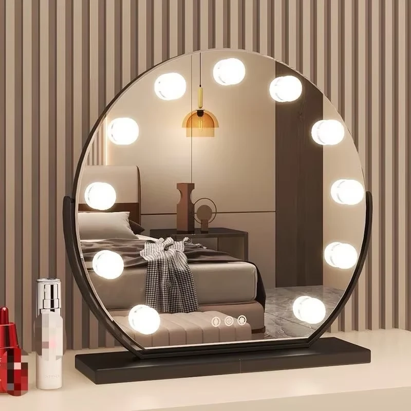 Modern Smart Makeup  LED Mirror  Home Decor Furniture Rectangle Touch Screen Illuminated Full Lengths Modern