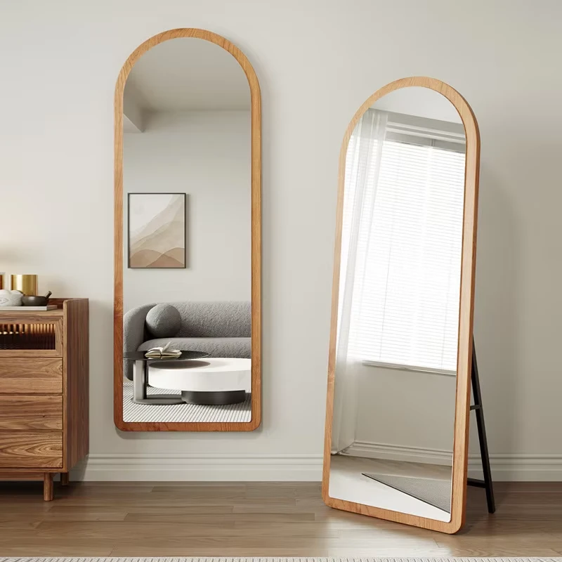 Wholesale Modern Design Eco-friendly Large Hanging Wall Mirror Glass for Bedroom Full-Length Wedding Occasion