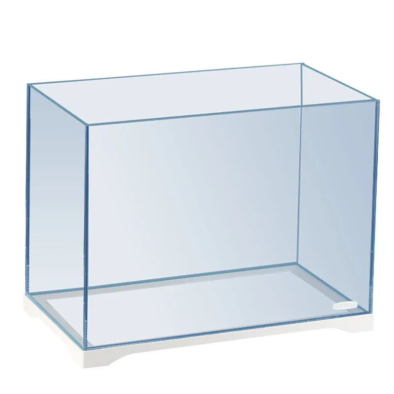 Tempered Glass Fish Tank - Ultra-Clear, Rimless, Leak-Proof
