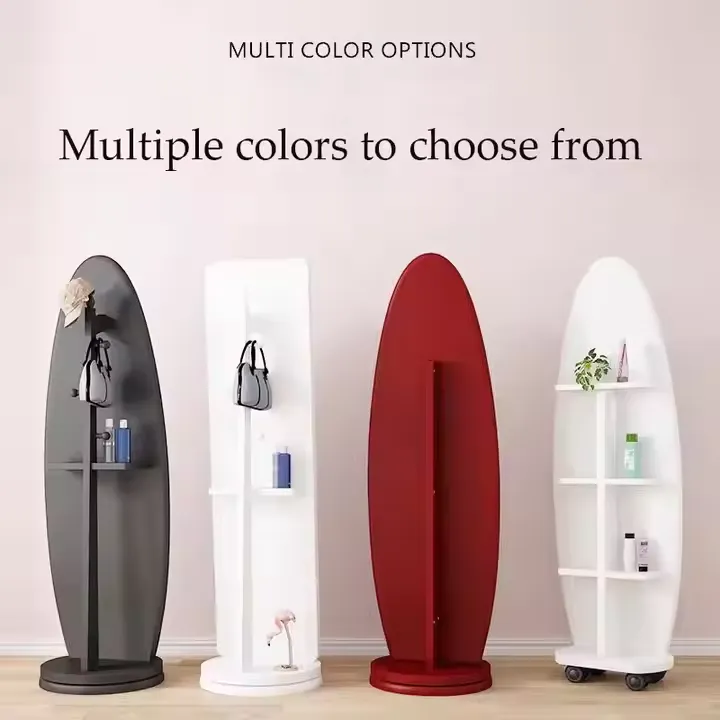 Rotating Wooden Full-Length Mirror: Elevate Your Space