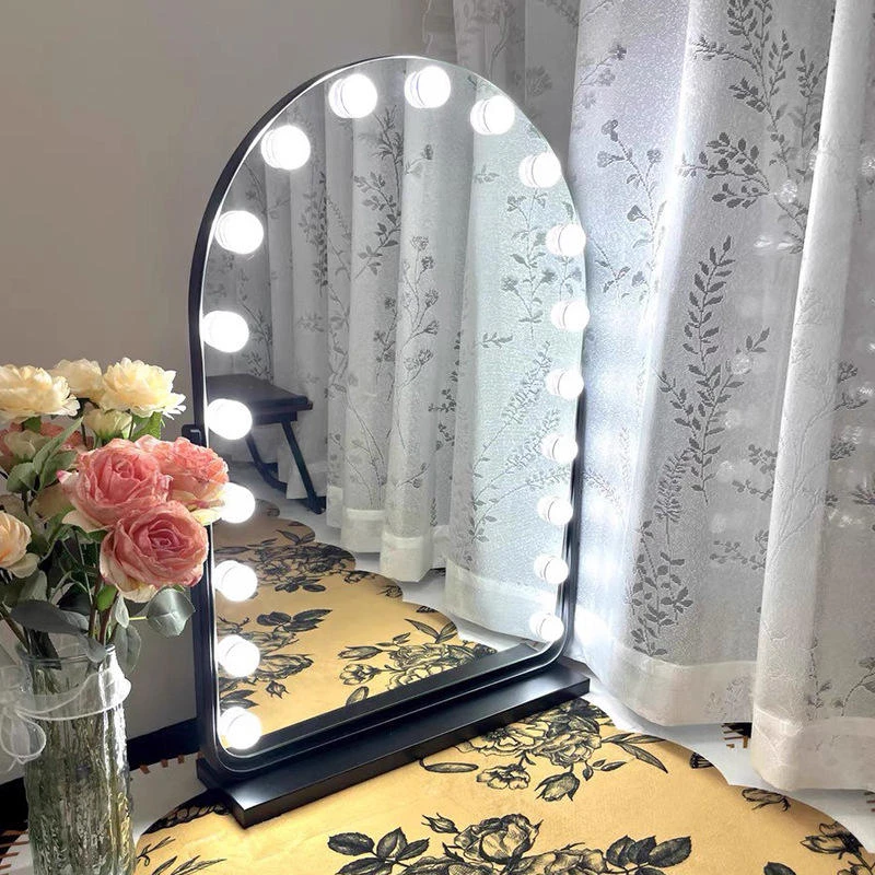 Arched Bulb LED Vanity Mirror for Makeup