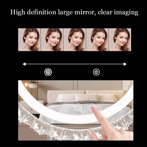 LED 3 - Color Vanity Mirror | Dimmable, 3 Modes, Anti-Fog