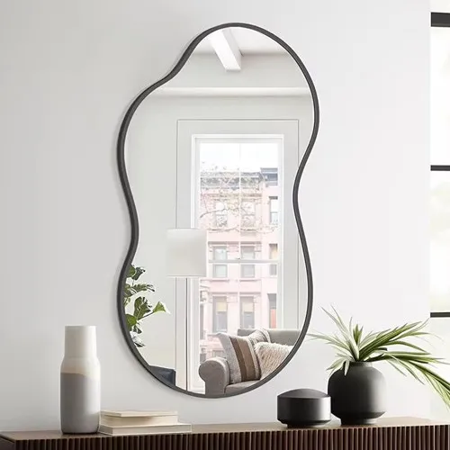 Irregular Bathroom Decoration Mirror, High-end and Beautiful Toiletries Mirror, High-end Bathroom Mirror