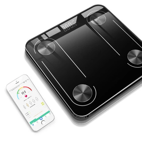 Unique Smartphone Electronic Scales Glass Weigh Digital Weighing Body Fat Scales for Sale BMI