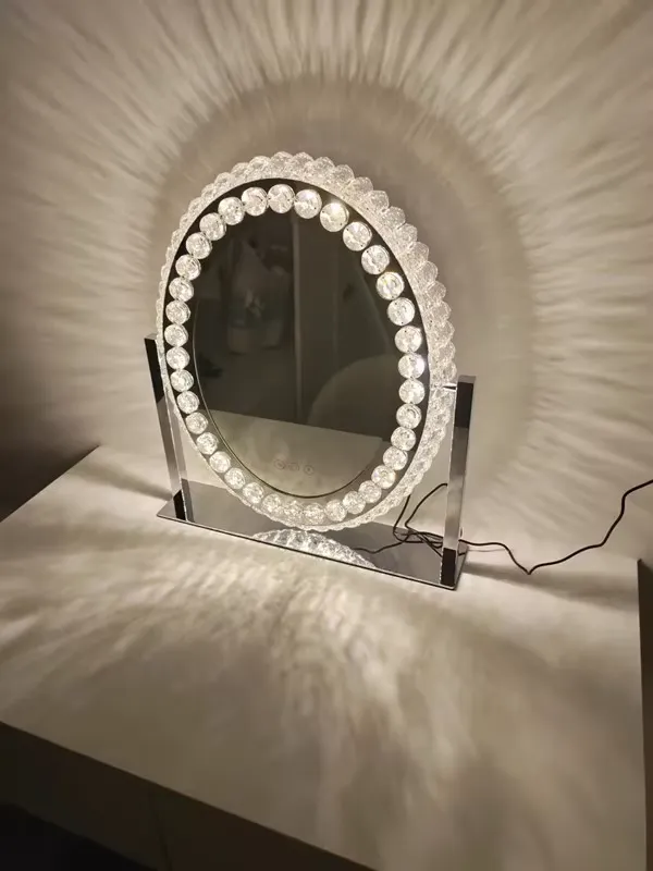 High Definition LED Light Mirror, Desktop Intelligent Makeup Mirror, Advanced Beauty, Fill in Light and Makeup