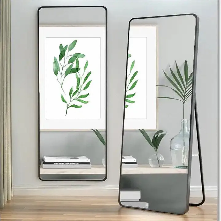 Full-Length Floor Mirrors: With Stand, Lights & Storage