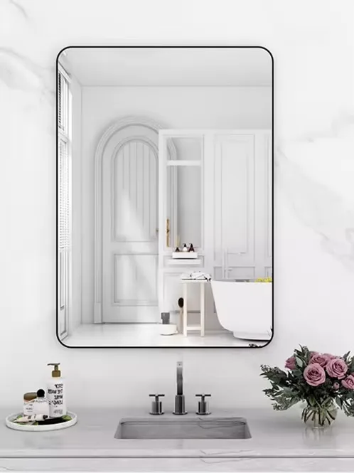 Customized Wholesale Large Metal Frame Rectangular Full-length Decorative Bathroom Wall Mirror Customized Wholesale Large Metal Frame Rectangular Full-length Decorative Bathroom Wall Mirror
