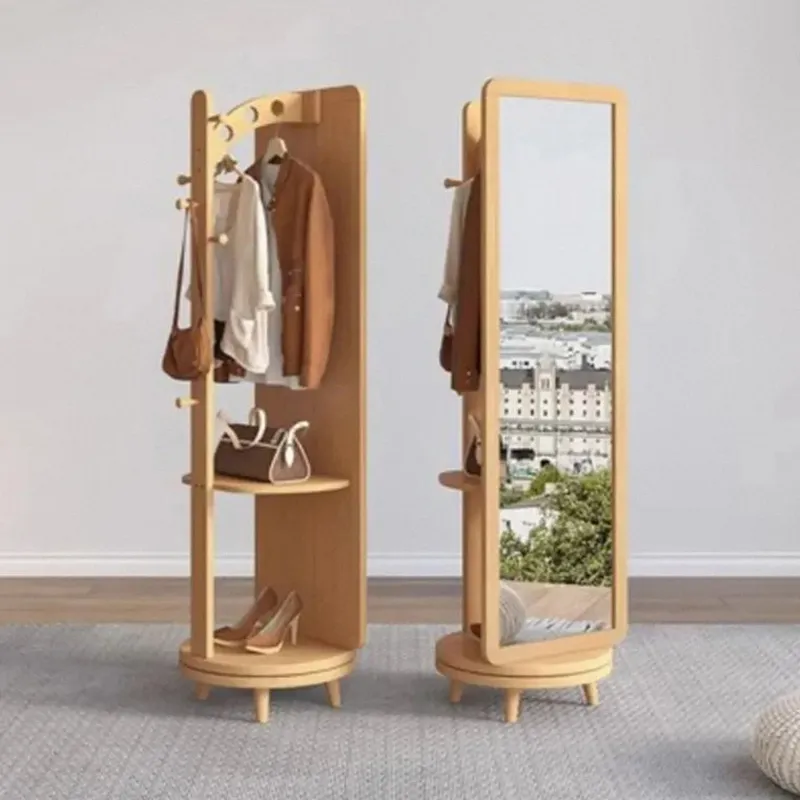 clothes rack mirror