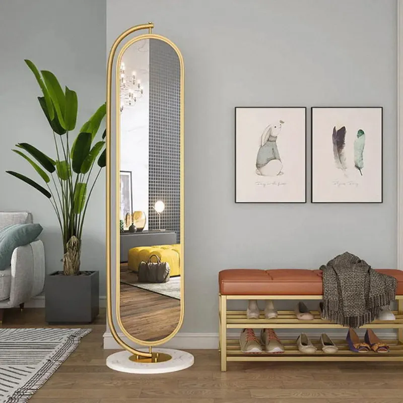 wall coat hanger with mirror