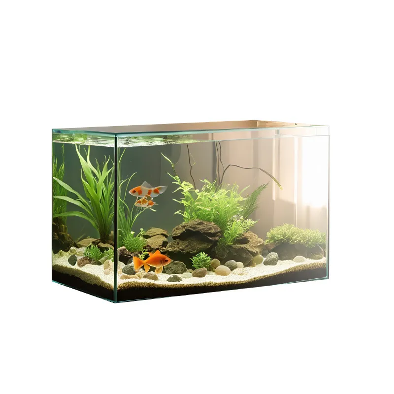 Tempered Glass Fish Tank - Ultra-Clear, Rimless, Leak-Proof