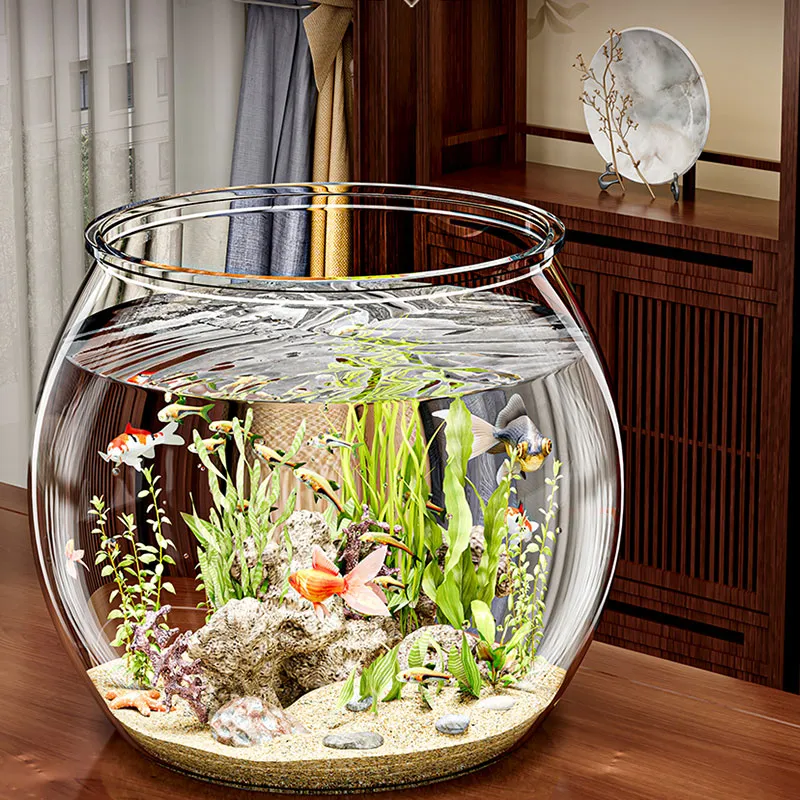 Tempered Glass Fish Tank - Ultra-Clear, Rimless, Leak-Proof
