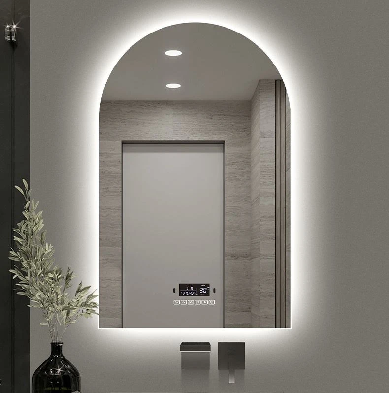 Arch Wall Mirror Led Bathroom Mirror with Defogger