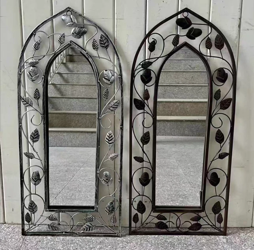 European Luxury Dressing Mirror Floor Fitting Mirror Luxury Wall Hanging Mirror