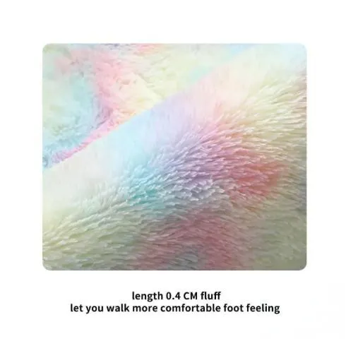 Styling Ideas for Fluffy Rainbow Rugs in Kids Rooms