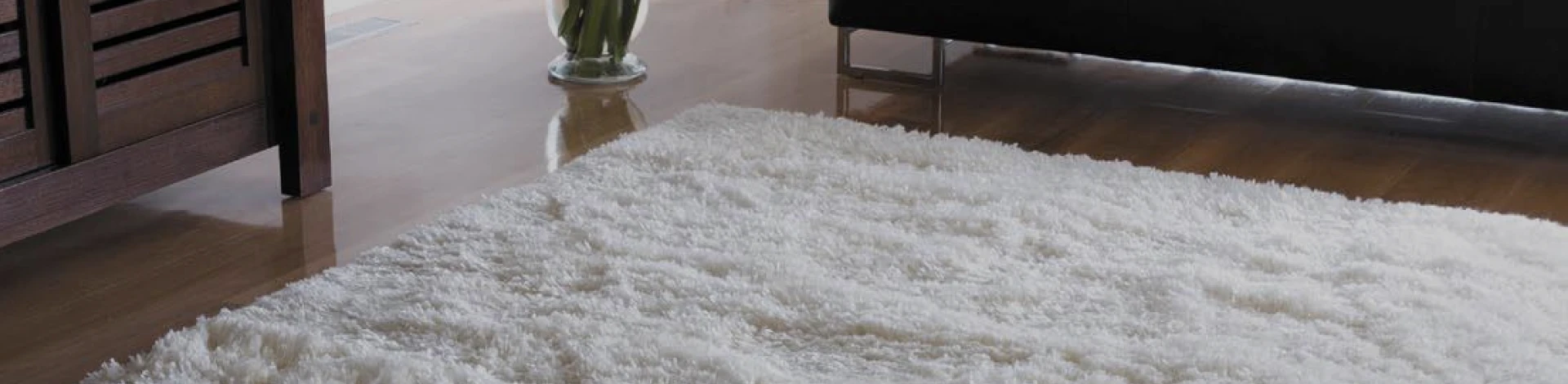 8x10 white faux fur rug