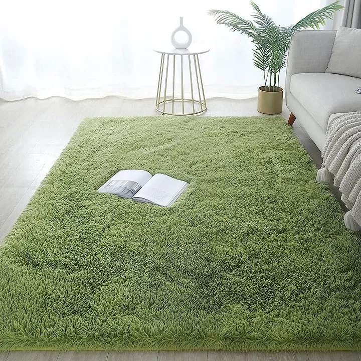 Shop Green Shaggy Rugs for Sale - Soft, Fluffy & Vibrant!