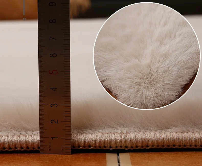 sheepskin fur rug