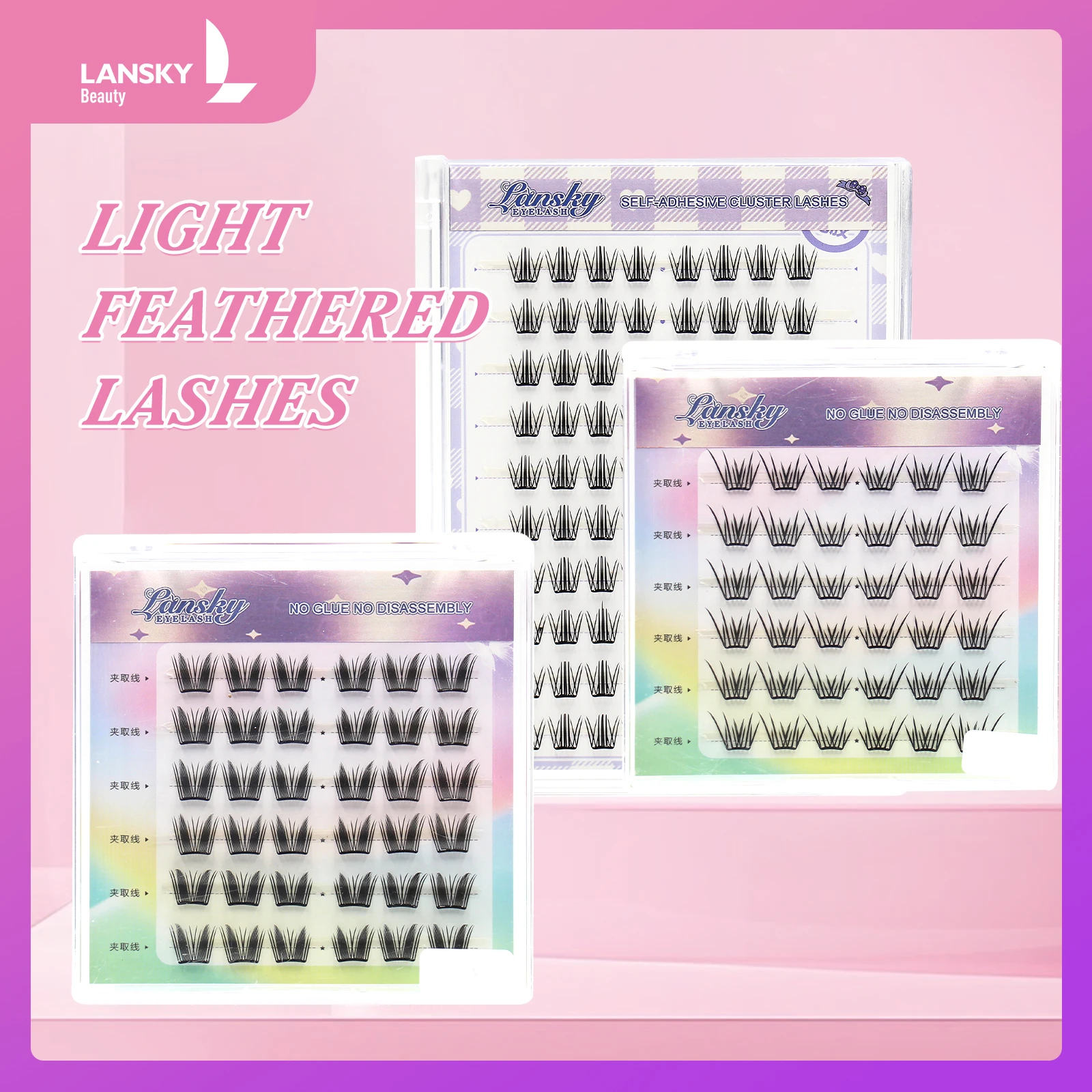 Light Feathered Lashes