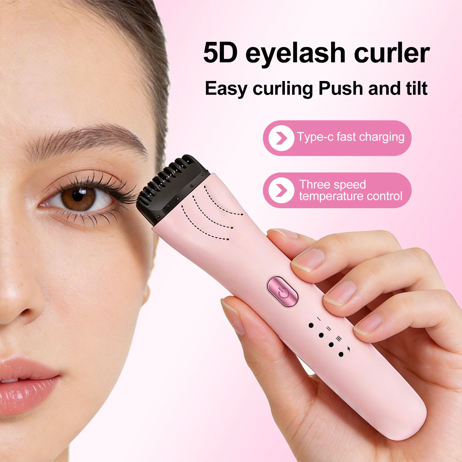 5D Electric Eyelash Curler Set