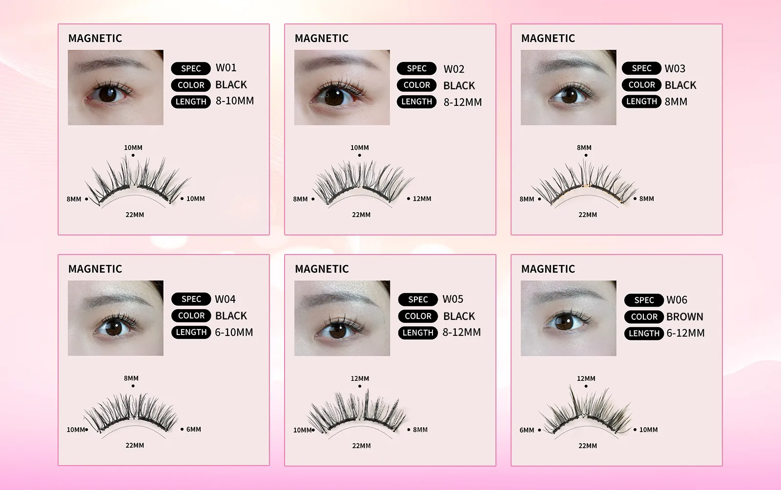 magnetic false eyelashes