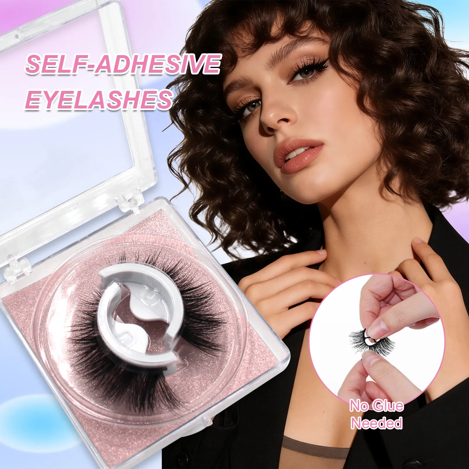 reusable adhesive eyelashes